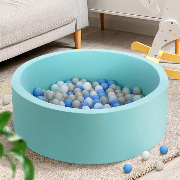 Keezi Kids Ball Pit 90x30cm Ocean Foam Play Pool Barrier Toys Children Pink