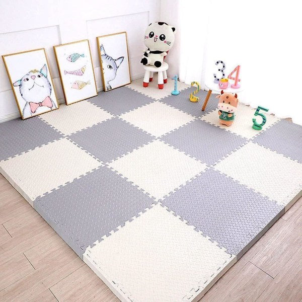 Foam Play Mat - Soft Eva Puzzle Mat for Kids, Interlocking Play Mat for Kids Foam Floor Mat, 16 pcs.