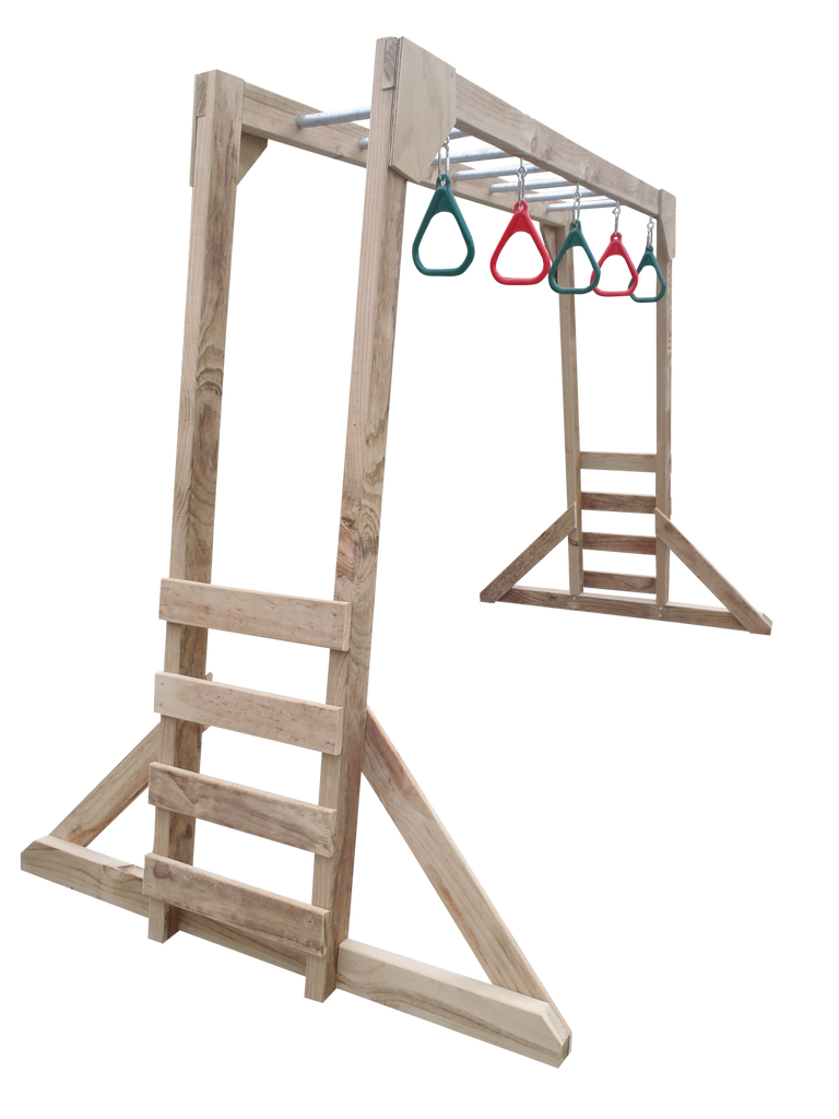 Wooden monkey bars deals
